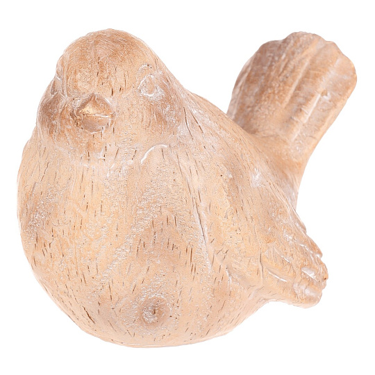 Ptáček - figurka z polyresinu, imitace dřeva Ptáček - figurka z polyresinu, imitace dřeva