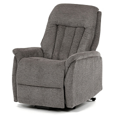 Polohovací křeslo, elektrické zabudované ovládání, šedá, látka, TV-Q8575 GREY2 Polohovací křeslo, elektrické zabudované ovládání, šedá, látka, TV-Q8575 GREY2