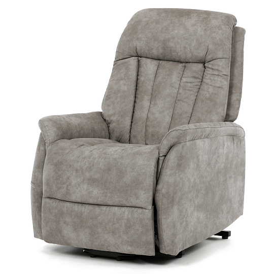 Polohovací křeslo, elektrické zabudované ovládání, šedá, látka vintage, TV-Q8575 GREY3 Polohovací křeslo, elektrické zabudované ovládání, šedá, látka vintage, TV-Q8575 GREY3