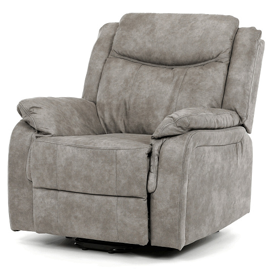 Polohovací křeslo, elektrické zabudované ovládání, šedá, látka vintage, TV-Q8668 GREY3 Polohovací křeslo, elektrické zabudované ovládání, šedá, látka vintage, TV-Q8668 GREY3