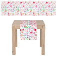 Běhoun - vzor s pivoňkami, 100 % polyester, 40 x 150 cm