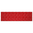 Běhoun červený - vánoční , 100% polyester, 40 x 150 cm