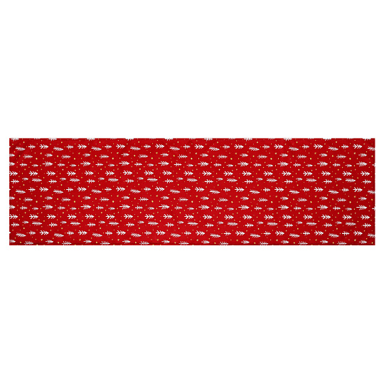 Běhoun červený - vánoční , 100% polyester, 40 x 150 cm Běhoun červený - vánoční , 100% polyester, 40 x 150 cm