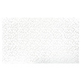 Ubrus - stříbrný vánoční vzor, 100% polyester, 130 x 220 cm