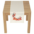 Běhoun - dýně a listí, 100 % polyester, 40 x 150 cm