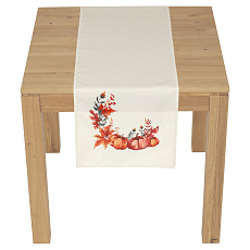 Běhoun - dýně a listí, 100 % polyester, 40 x 150 cm Běhoun - dýně a listí, 100 % polyester, 40 x 150 cm