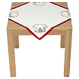 Ubrus - vánoční motiv, 100 % polyester, 80 x 80 cm