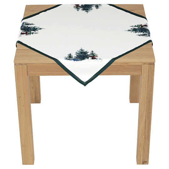 Ubrus - vánoční motiv, 100 % polyester, 80 x 80 cm