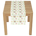 Běhoun - velikonoční motiv, 100 % polyester, 40 x 150 cm, jarní barvy