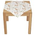 Ubrus - zajíci a květiny, 100 % polyester, 80 x 80 cm