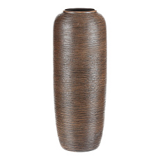 Váza keramická - vysoká 50 cm, hnědá