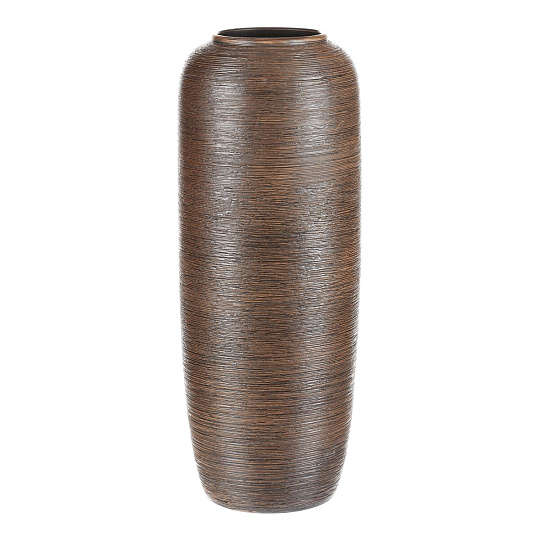 Váza keramická - vysoká 50 cm, hnědá