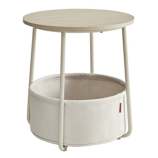 Odkládací stolek 45x45x50cm, mdf, kašmír, AKF-E1023 CRM Odkládací stolek 45x45x50cm, mdf, kašmír, AKF-E1023 CRM