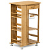 Regál, bambus, přírodní, DR-046