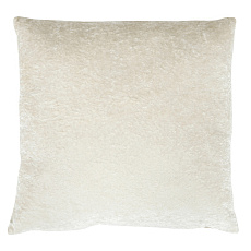 Polštář s výplní - bílý s lemováním, 100% polyester, 45 x 45 cm