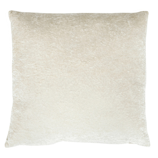 Polštář s výplní - bílý s lemováním, 100% polyester, 45 x 45 cm