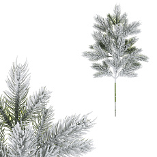 Smrk - umělá větev, délka 50 cm, zasněžená Smrk - umělá větev, délka 50 cm, zasněžená