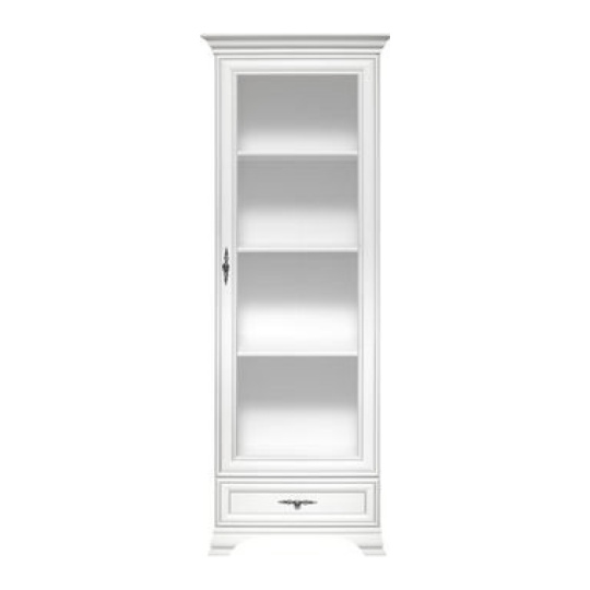Vitrína, alpská bílá, KENTAK REG1W1S