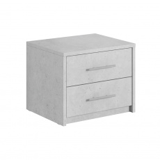 Noční stolek, ABS hrany, šedý beton, ALDEN Noční stolek, ABS hrany, šedý beton, ALDEN