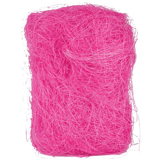 Sisálové vlákno - 50g, baleno v polybagu, růžové