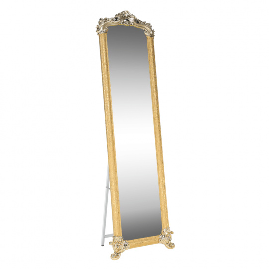 Stojanové zrcadlo, zlatá, ODINE