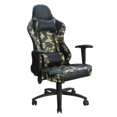 Kancelářské / herní křeslo, černá / Army vzor, ARMYRE Kancelářské / herní křeslo, černá / Army vzor, ARMYRE