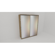 Skříň FLEXI 2 š.200cm v.220cm : 2x zrcadlo Skříň FLEXI 2 š.200cm v.220cm : 2x zrcadlo