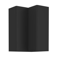Horní rohová skříňka, černá, SIBER 60x60 GN-90 2F