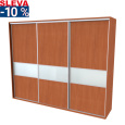 Nábytek Mikulík Vranovice Nábytek Mikulík Vranovice FLEXI 3 260 x 240cm 3x dveře dělené sklem MATELUX  - olše