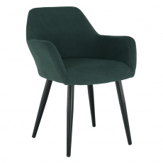 Designové křeslo, zelená/černá, LACEY Designové křeslo, zelená/černá, LACEY