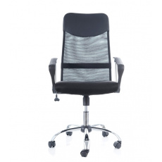 Kancelářská židle Q025 černo-červená PREZIDENT II