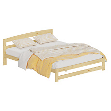 Postel s roštem, přírodní, 160x200, AZRA
