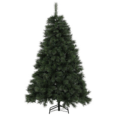 Strom vánoční - umělá borovice, LED osvětl., výška 185 cm, zelený