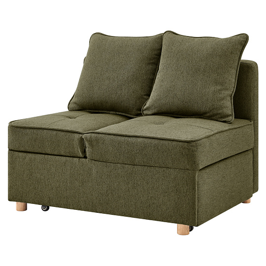 Rozkládací pohovka, zelená, OSVALDO