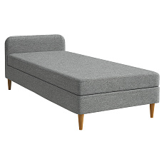 Postel, 110x200, molitanová, šedá, BRUNY