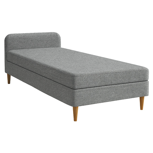 Postel, 110x200, molitanová, šedá, BRUNY