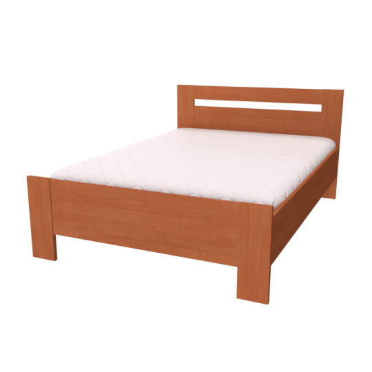 NÁBYTEK MIKULÍK s.r.o. MONTY - postel 120x200cm / 140x200cm Dekor: olše, Šířka pro matraci: 120cm, Varianta: Síla bočnice 18mm