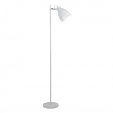 Stojací lampa, bílá / kov, AIDEN TYP 2 Stojací lampa, bílá / kov, AIDEN TYP 2