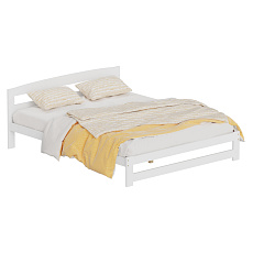 Postel s roštem, bílá, 160x200, AZRA Postel s roštem, bílá, 160x200, AZRA