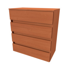 NÁBYTEK MIKULÍK s.r.o. TARA M - komoda se zásuvkami bez úchytek, 80x88cm Dekor: olše NÁBYTEK MIKULÍK s.r.o. TARA M - komoda se zásuvkami bez úchytek, 80x88cm Dekor: olše