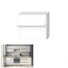Skříňka horní dvoudveřová, bílý vysoký lesk HG, LINE WHITE