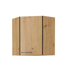 Horní skříňka, černý mat / dub artisan, Monro 60/60 GN-72 1F Horní skříňka, černý mat / dub artisan, Monro 60/60 GN-72 1F