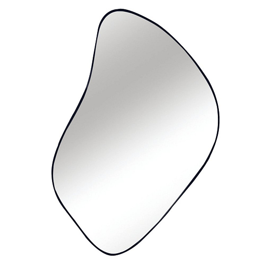 Asymetrické zrcadlo, černý kovový rám, NEVES TYP 3