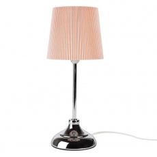 Stolní lampa, kov / růžové textilní stínítko, GAIDEN Stolní lampa, kov / růžové textilní stínítko, GAIDEN