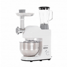 TEMPO-KONDELA KANTE, kuchyňský robot, 1800 W, 5 l, lesklá bílá / chrom