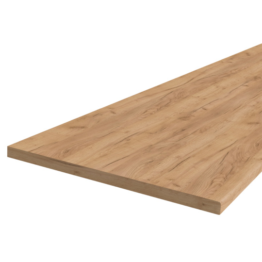 Pracovní deska, K003, tloušťka 3,8 cm, dub craft zlatý Pracovní deska, K003, tloušťka 3,8 cm, dub craft zlatý