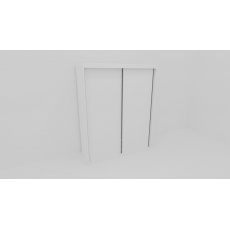 Nábytek Mikulík Vranovice Skříň MAX  2019 - bílá struktura