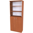 NÁBYTEK MIKULÍK s.r.o. SEKTOR 9 - prosklená skříň, 70x35x175cm Dekor: olše