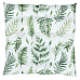 Sedák - mix zelených listů, 100 % polyester, 45 x 45 cm