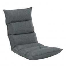 Relaxační křeslo, látka šedá, LOTA NEW Relaxační křeslo, látka šedá, LOTA NEW